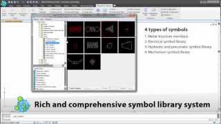 Annotating with Symbols — ZWCAD Mechanical 2012 [upl. by Spiers339]