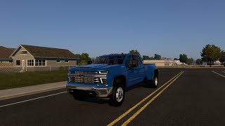 Scenic Journey Hotshot Chevy 3500 Dually to Logan  American Truck Simulator [upl. by Qooraf]