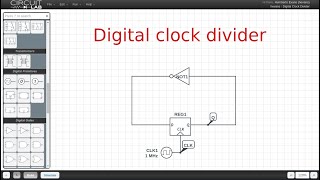 Clock Divider  Frequency Divider D FlipFlop  Digital Latch [upl. by Spindell]