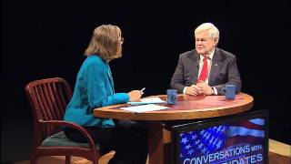 Conversations with the Candidates Newt Gingrich [upl. by Llemij713]