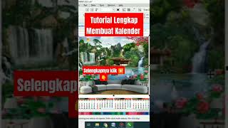 Tutorial Lengkap Membuat Kalender tutorial graphicdesign kalender [upl. by Charity380]