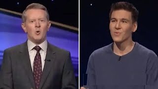 Jeopardy Masters fans shocked by James Holzhauer’s inappropriate comment Ken Jennings moment [upl. by Romano198]