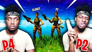 I FOUND MY SECRET TWIN BROTHER PLAYING FORTNITE DUOSMEETING P4istheName [upl. by Anerac]