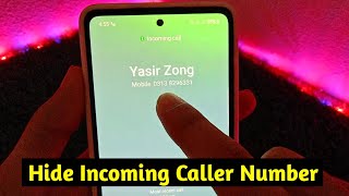 How to Hide Incoming Caller Number on Any Android Phone  Sky tech [upl. by Arabela864]