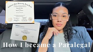 How to become a Paralegal  How to get a Paralegal Job  My journey amp Steps to become a Paralegal [upl. by Ellekcir35]