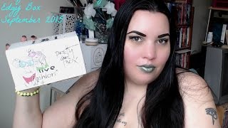 Pretty Girl Box Unboxing  Edgy Box  September 2015 [upl. by Ramma]