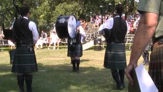 Niagara Regional Police Pipe Band G4 Maxville 20120804 [upl. by Megargee498]