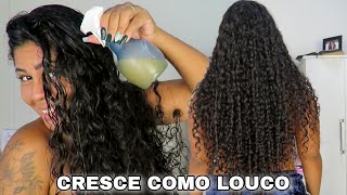 CABELO CRESCE EM 10 DIAS COM APENAS 2 INGREDIENTES MÁGICOS [upl. by Enalda]