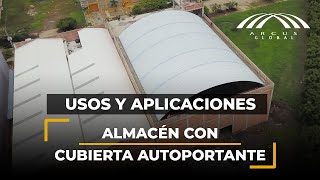 Almacén con cubierta autoportante  Arcus Global [upl. by Nomelif]