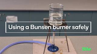 How to use a Bunsen burner safely [upl. by Noxin]