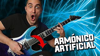 🎸 COMO HACER ARMÓNICOS ARTIFICIALES con Guitarra Eléctrica 🤯 5 TRUCOS [upl. by Merat867]