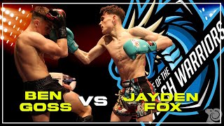 Ben Goss vs Jayden Fox K1 KICKBOXING [upl. by Yenhoj]