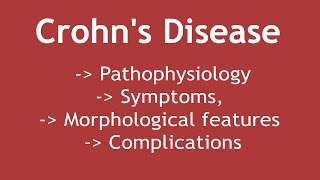 Crohns Disease Pathophysiology Symptoms Morphological fea amp Complications  Dr Shikha Parmar [upl. by Jocelyne989]