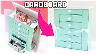 The BEST Jewelry Holder cardboard crafts diy storage [upl. by Dowd663]