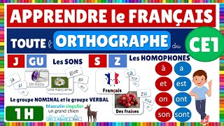 Apprendre toute lorthographe de CE1 [upl. by Akimas861]