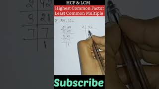 HCF amp LCM  How to find LCM with HCF maths [upl. by Nalyac]