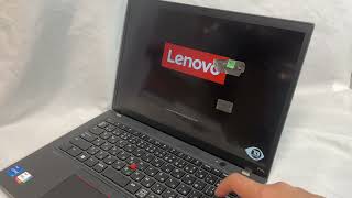 Lenovo Thinkpad P14s Gen4 BIOS UEFIの入り方について Lenovo [upl. by Adnole562]