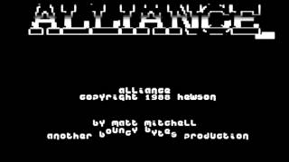 Lets C64 Game Music  ALLIANCE  Music by THOMAS E PETERSEN LAXITY  1988 [upl. by Kyla]