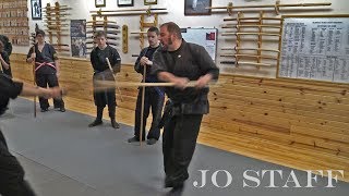 Martial Arts Jo Staff practice [upl. by Methuselah317]