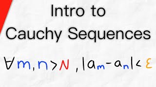 Intro to Cauchy Sequences and Cauchy Criterion  Real Analysis [upl. by Nyletac717]