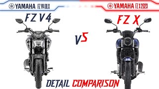 Yamaha FZ v4 VS FZX  Comparison  Mileage  Top Speed  Price  Bike Informer [upl. by Netnert]