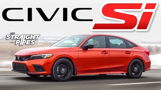 PERFECT CIVIC 2022 Honda Civic Si Car Review [upl. by Eyllib]