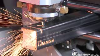 AMADA ENSISRI Flat sheet tube and profile cutting possibilities [upl. by Lorilee81]