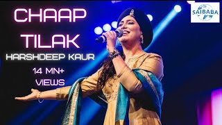 CHAAP TILAK  Harshdeep Kaur  SUFI MUSIC  JUNOON  Saibaba Studios [upl. by Hayley]