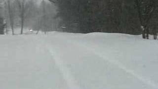 16 dec 2007 snowstorm ontario canada [upl. by Eenot825]