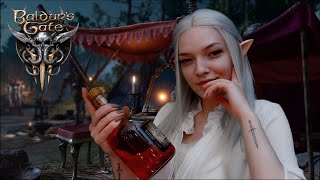 ASMR 🩸 Female Astarion flirts with you at the Tiefling Party 🍷 Baldurs Gate 3 [upl. by Katrinka577]