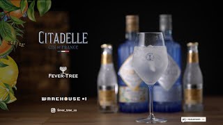 CITADELLE gin amp FEVER TREE tonic  Product video [upl. by Tongue]