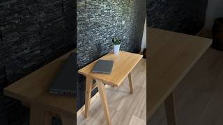 Dębowe biurko woodworking wood woodcraft diy [upl. by Mercorr]