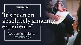 quotIts been an absolutely amazing experiencequot Psychology Student Francesca Shares Her Immerse Story [upl. by Graeme]