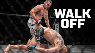 The Greatest UFC WALK OFF KNOCKOUTS 😡 [upl. by Ellerad816]