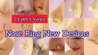 Nose ring designs Latest nose ring designs for girls Diamond nose ring [upl. by Rasec]