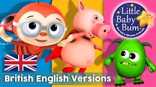 Nursery Rhymes  British English Versions  41 Minutes Compilation from LittleBabyBum [upl. by Lea340]