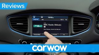 Hyundai Ioniq hybrid 2018 Infotainment review  Mat Watson Reviews [upl. by Orabelle174]