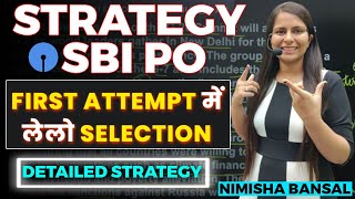 SBI PO 2023 Best Strategy  Detailed Strategy  How to Prepare for SBI PO 2023  Nimisha Bansal [upl. by Goldin]