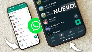 Actualiza YA Nuevo Whatsapp estilo iPhone OFICIAL para cualquier Android FÁCIL [upl. by Ahsyas939]