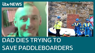 Exsoldier and dad dies trying to save fellow paddleboarders in Haverfordwest  ITV News [upl. by Idas871]