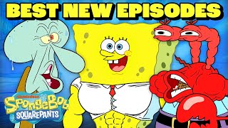 Best of NEW SpongeBob Episodes Part 4  3 Hour Compilation  SpongeBob [upl. by Colvert632]