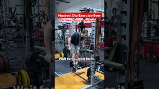 Hardest CALISTHENICS Exercise EVER Longitudinal Trap Bar Dips Proper Weighted Dip Form [upl. by Lacym]