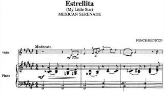 Manuel M Ponce  Estrellita arr Heifetz for violin amp piano [upl. by Carmelo]