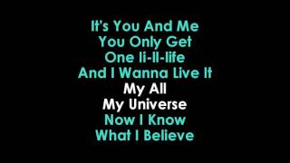 Shires My Universe karaoke  Golden Karaoke [upl. by Darelle]