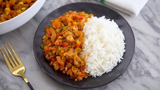 HOW TO MAKE A SIMPLE CHICKEN SAUCE THAT PAIRS WELL WITH RICE RICE amp WEIGHTLOSS  ZEELICIOUS FOODS [upl. by Reifnnej251]