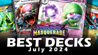 Top 10 Meta Decks in Pokémon TCG July 2024 [upl. by Shivers3]