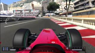 F1 2011 vs GT5 Monaco Time Trial [upl. by Nicola]