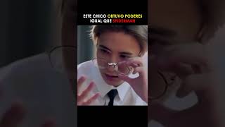 😱 Este chico fue picado por una araña y obtuvo poderes pero peliculas mrbeast cine [upl. by Nanfa]