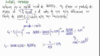 Problema de interés compuesto [upl. by Kinom]