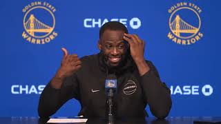 Draymond Green on Grant Williamss Ejection Full Postgame Interview [upl. by Lomax]